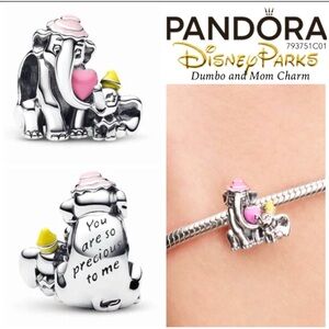 PANDORA Disney Dumbo and Mom Charm w/box